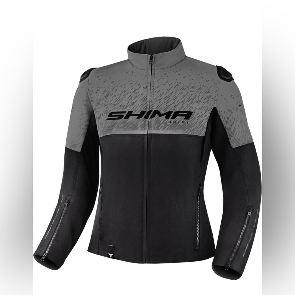 NWT SHIMA DRIFT LADY Motorbike Jacket with CE Back Shoulder Elbow Armor Pads